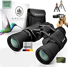 Birkental Fernglas Erwachsene 10x50 inkl. Zubehör-Anfänger und Profis-HD Zoom,wasserdicht,leicht,kompakt-auch für Brillenträger-breites Sichtfeld Feldstecher-Jagd,Vogelbeobachtung,Astronomie,(Schwarz)
