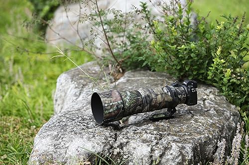 Miniatura 4 de ROLANPRO Abrigo de camuflaje de lente impermeable para Nikon Z 7.087-23.622 in F5.6-6.3 VR Cubierta de lluvia Funda protectora para armas Funda de