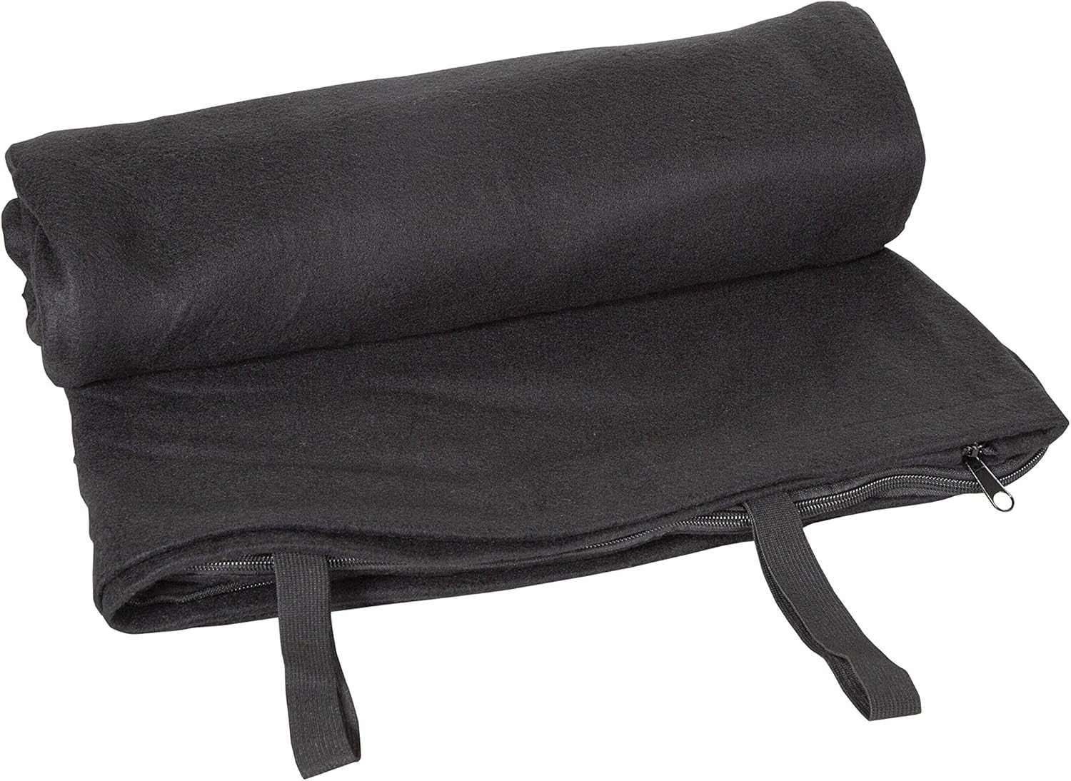 Stansport Fleece Sleeping Bag - Black (510-20), (32- X 75-Inch)