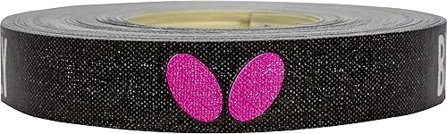Miniatura 5 de Butterfly Cinta lateral negramagenta  0.472 in de ancho  Cinta lateral para proteger los bordes de tus palas de tenis de mesa  3 tamaños (3.3 ft,