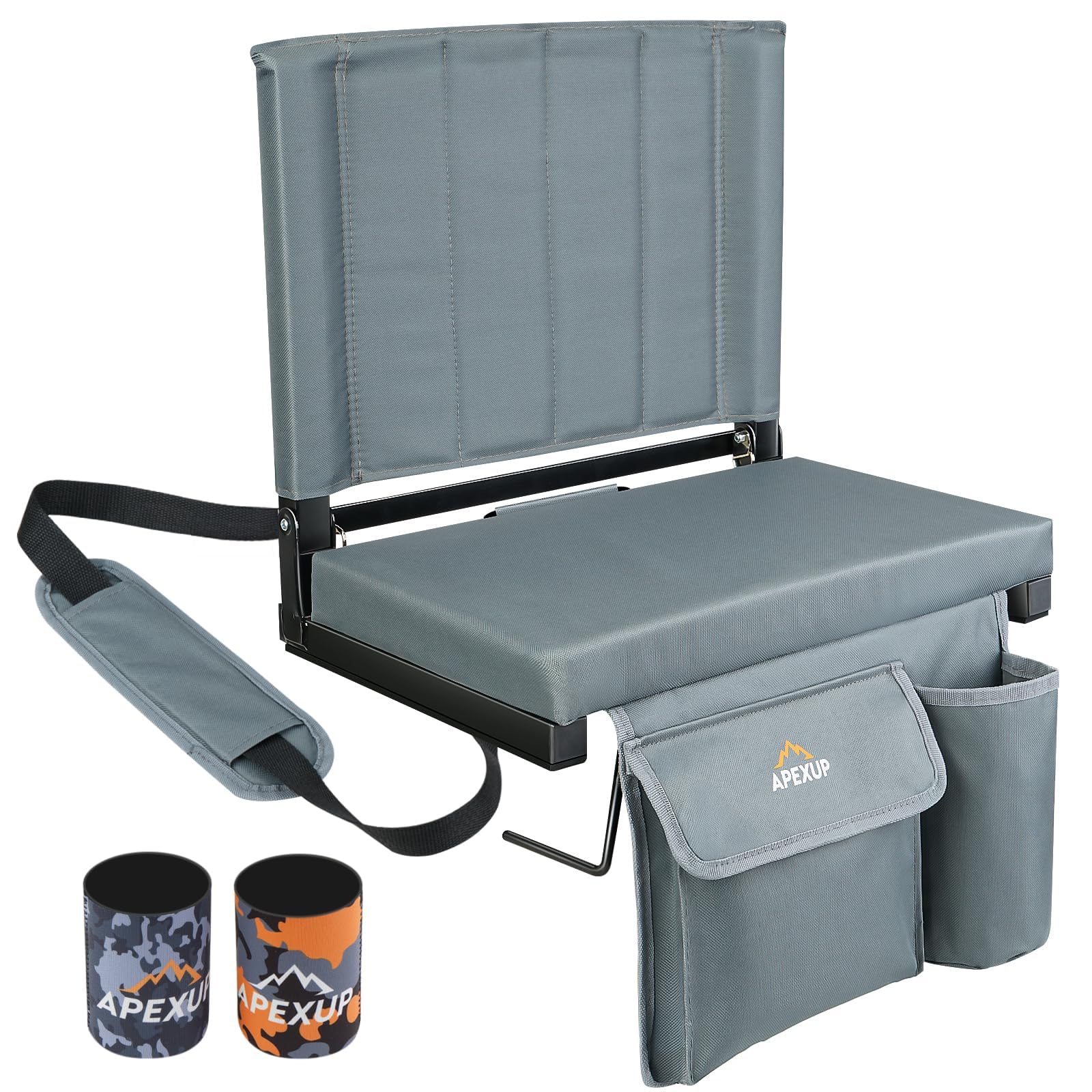 Amazon.com : APEXUP Stadium Seats with Back Support, Portable