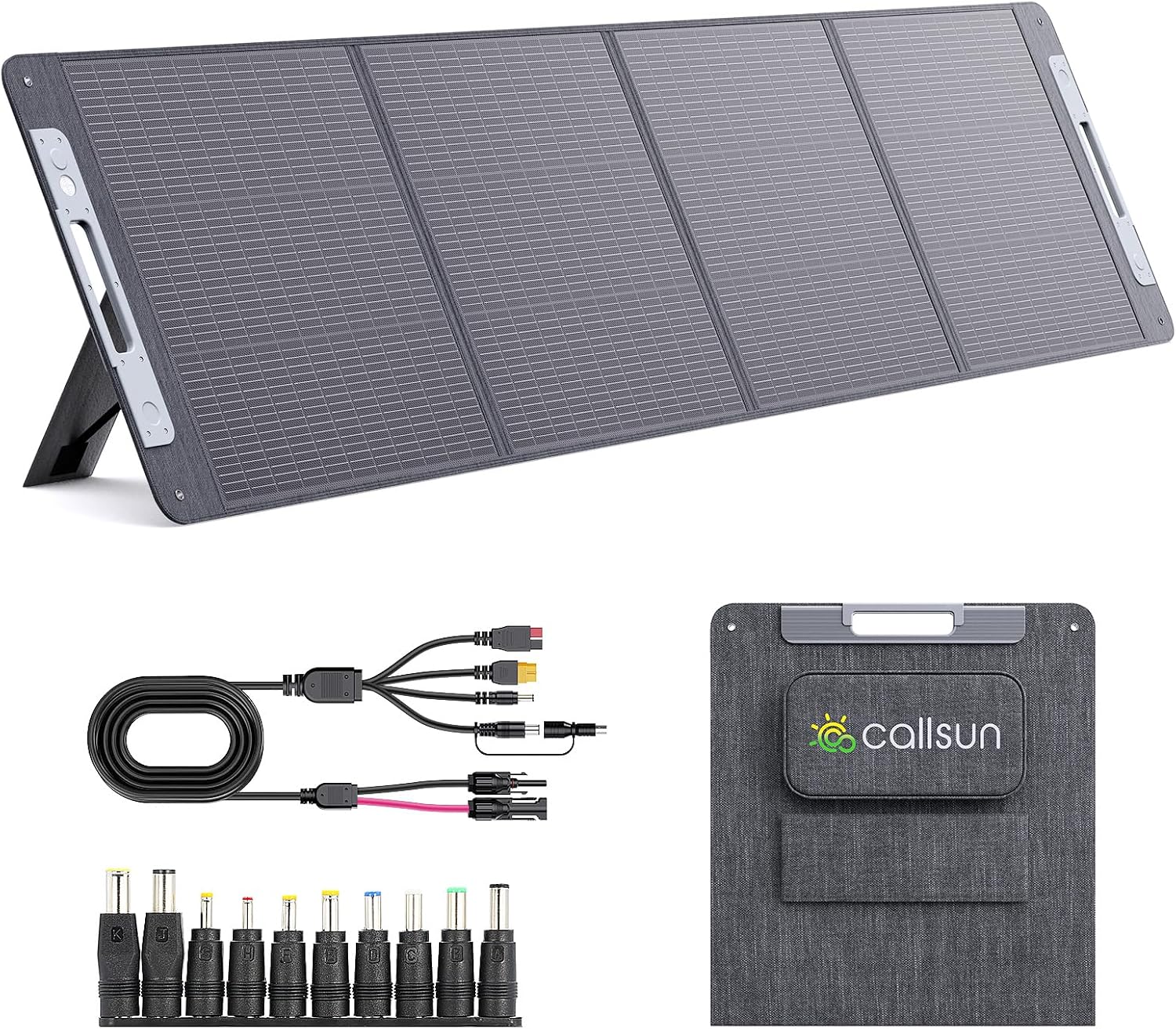 220W 19.8V Tragbares Solarpanel,N-Type 16BB Faltbar Monokristalline Solarmodule