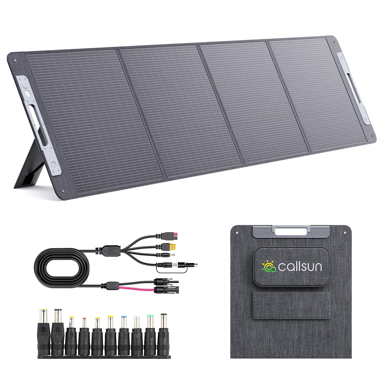 220W 19.8V Tragbares Solarpanel,N-Type 16BB Faltbar Monokristalline Solarmodule für Tragbare Powerstation,Photovoltaik Modul Solaranlage für Outdoor Garten Balkon Wohnwagen Camping