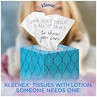 Vista 5 de Kleenex Pañuelos faciales con loción, 120 unidades, paquete de 4