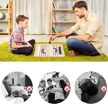 Fast Sling Puck Game,Slingshot Hockey Game,Board Games for Kids | Fun Family Table Games,Parent-child Interactive Toy