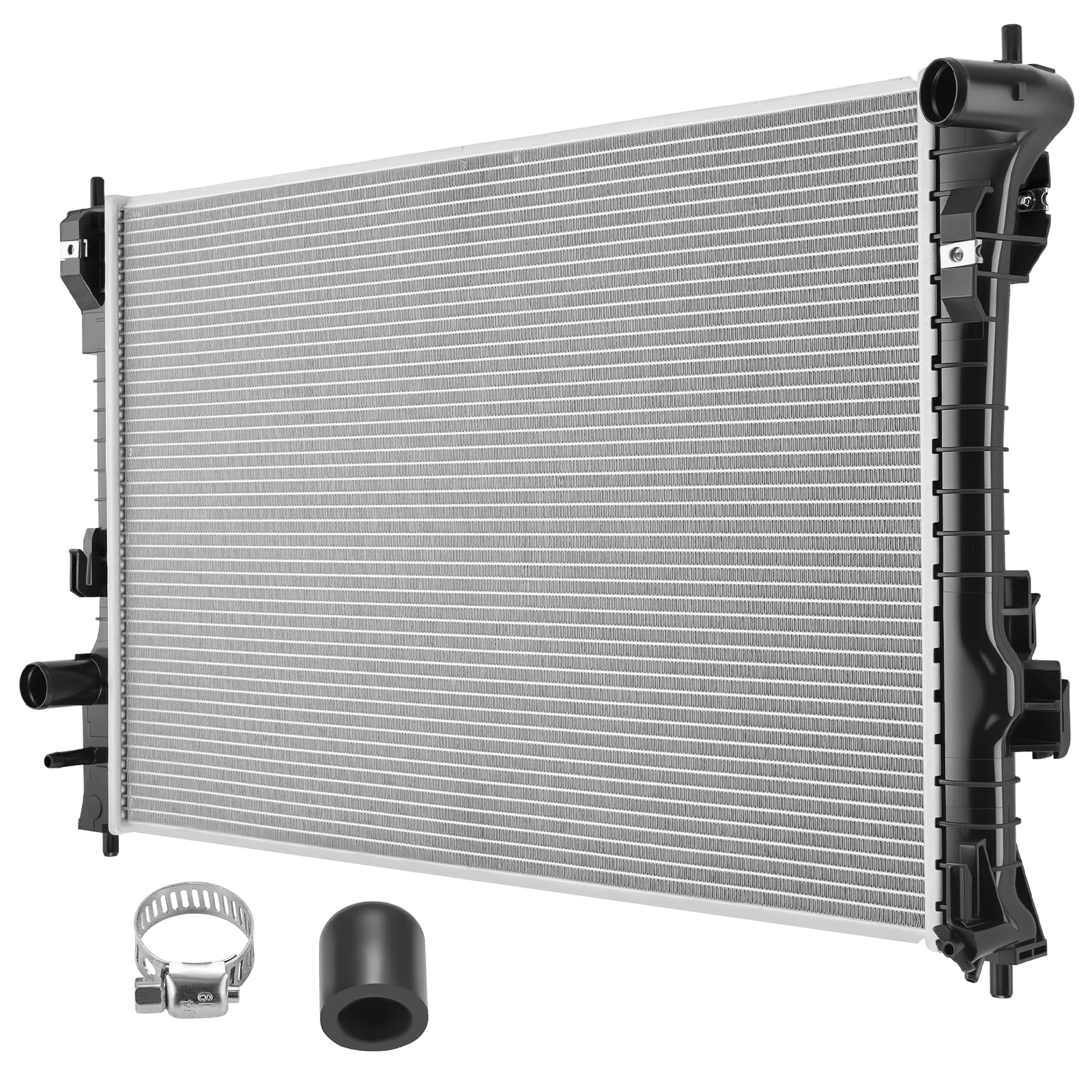 BDFHYK 13364 Aluminum Radiator for Ford Explorer 11-19, Flex 13-18