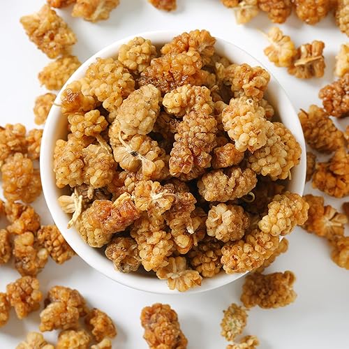 Miniatura 4 de Pure Anatolia - Moras blancas secadas al sol 100% orgánicas, sin OMG, sin azúcar añadido, sin azufre, kosher, bocadillos saludables de fibra de