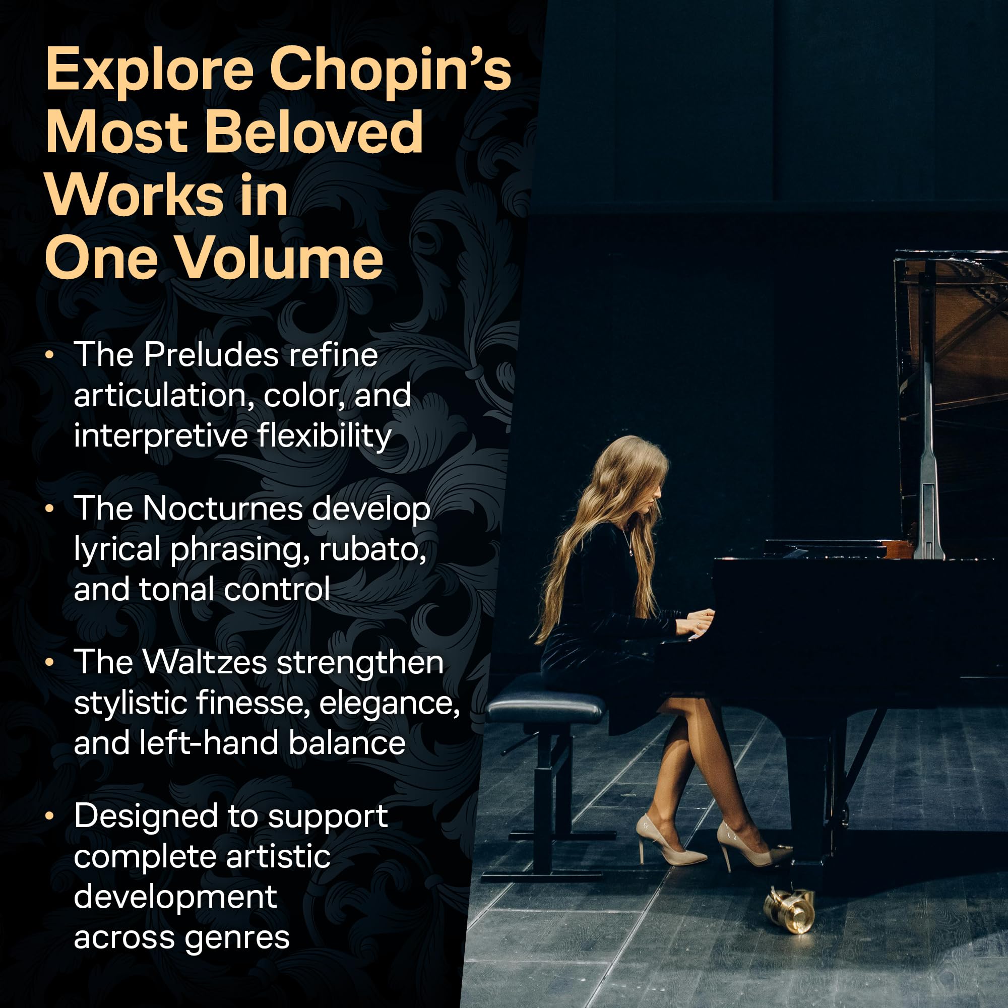 Complete Preludes, Nocturnes and Waltzes: 26 Preludes, 21 Nocturnes, 19 Waltzes for Piano
