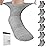 Bulinlulu Diabetic Socks for Women Men,6 Pairs Non Binding Diabetic Ankle Wide Socks with Seamless Toe 6-9 9-11 13-15(Extra Large,Grey-6 Pairs)