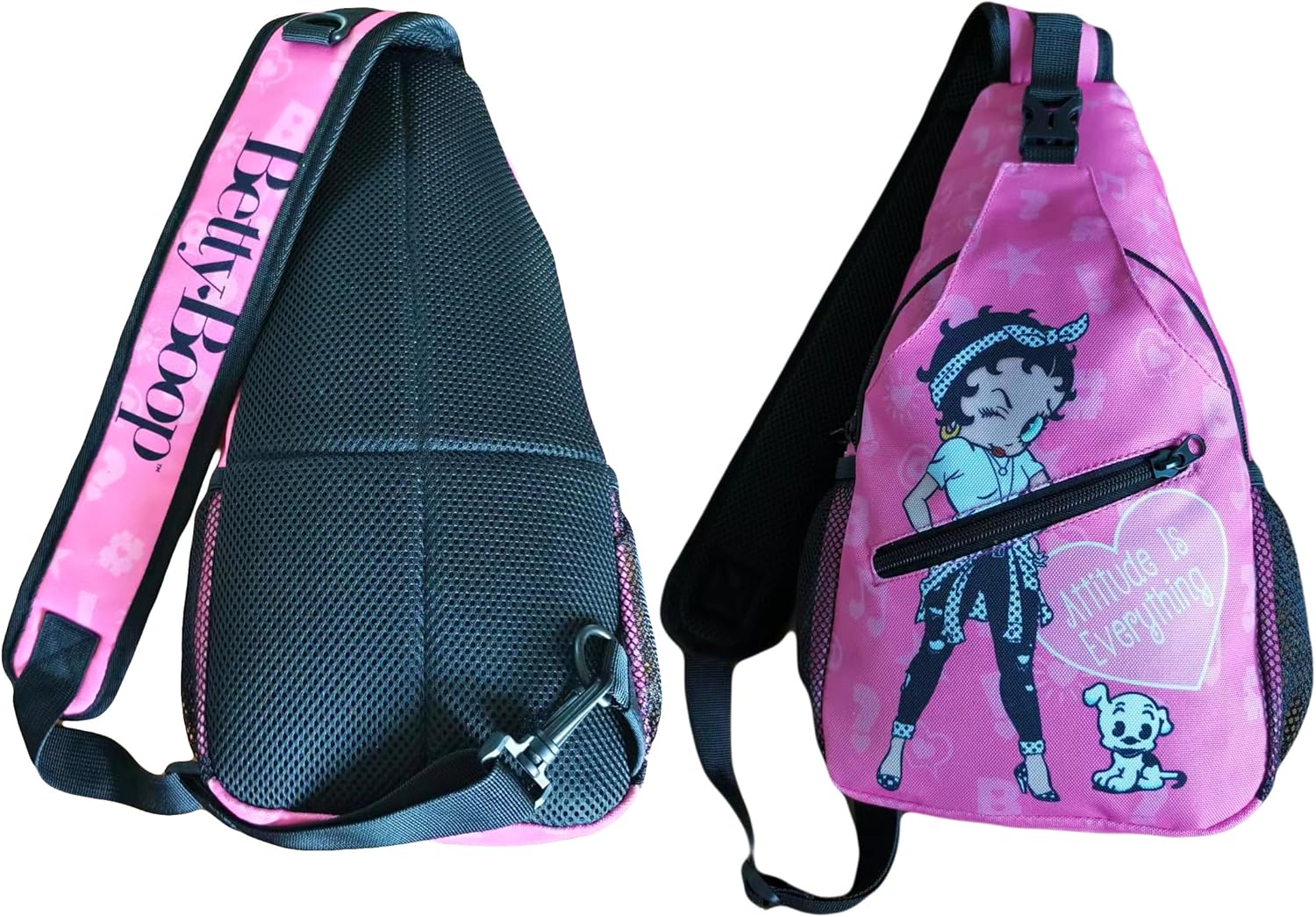 Betty Boop Sling Bag - Attitude is Everything - Versatile and Stylish