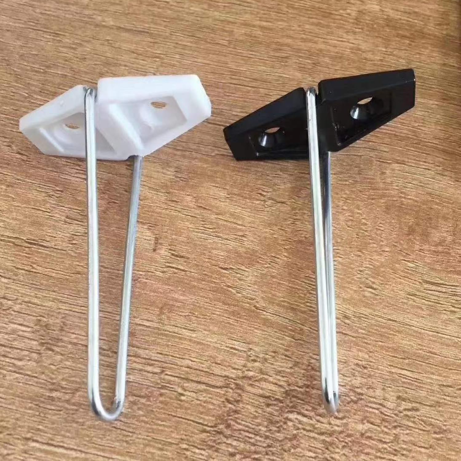 Support Décoration Table 2 Supports En Fer Pour Photos/Assiettes - Présentoir Réglable 10 Pouces - Noir - Décoration Table Support Photo Fer