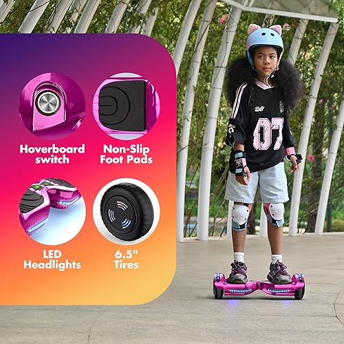 Miniatura 3 de XERATH aerotablas para una rueda de flash Bluetooth HS2.01 de 7-12 años, hoverboard altavoz inalámbrico incorporado, scooters de equilibrio