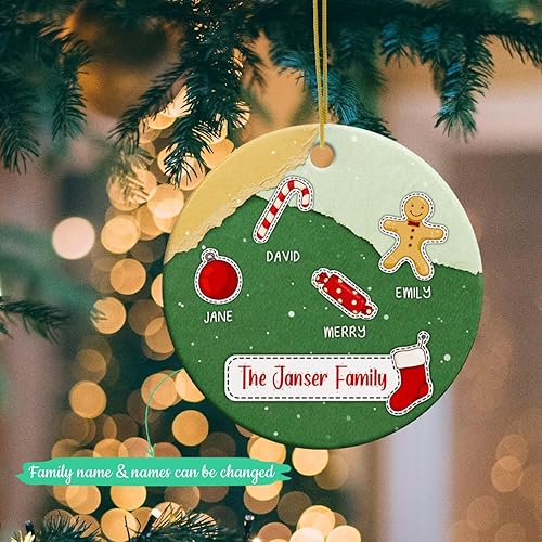 Vista 33 de Adorno de Navidad con foto personalizada de mi segunda Navidad 2025, adorno personalizado de cerámica para bebé, adorno colgante para árbol