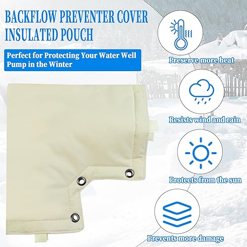 Miniatura 2 de labato Funda aislante para prevención de reflujo, cubierta de bomba de pozo de agua de tubería de invierno, cubierta de disyuntor de vacío a presión