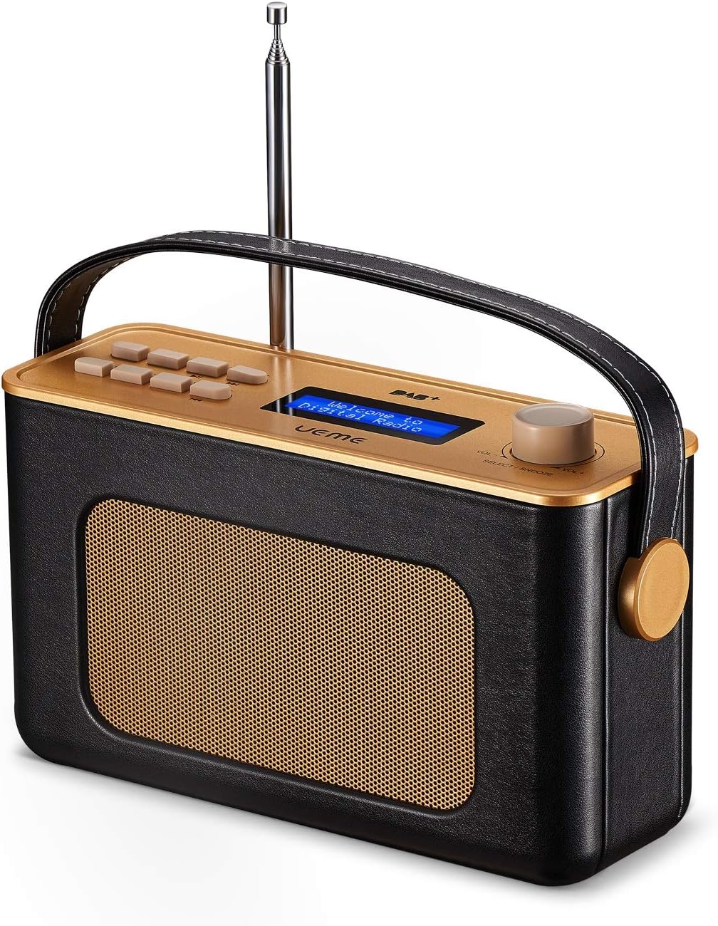 Roberts Revival RD70 DAB+ Retro Digitalradio mit Bluetooth leaf
