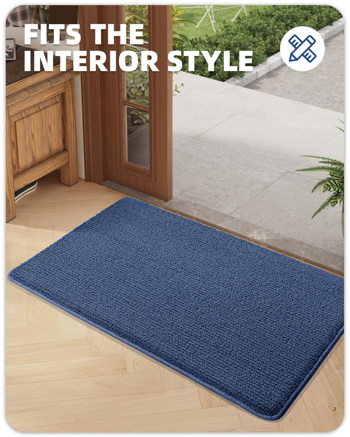 Color G Vuilvangmat, robuuste deurmat voor binnen en buiten, antislip Color G Vuilvangmat, robuuste deurmat voor binnen en buiten, antislip