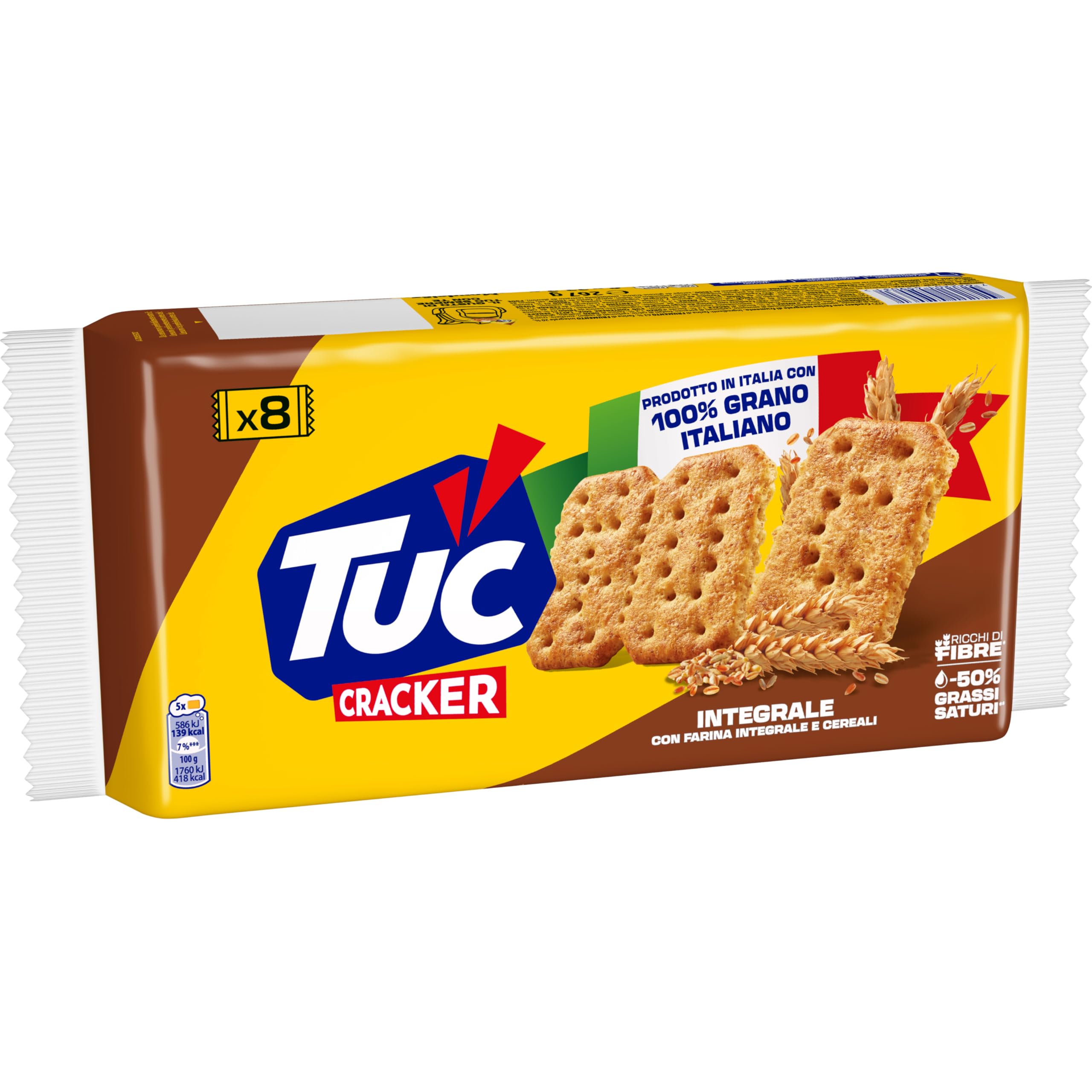 Tuc Crackers Integrales Crujientes, 267 g