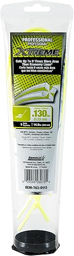 MTD Genuine Parts Xtreme 0.130 pulgadas x 14.5 pulgadas de grado profesional cortadoracortadora línea precortada