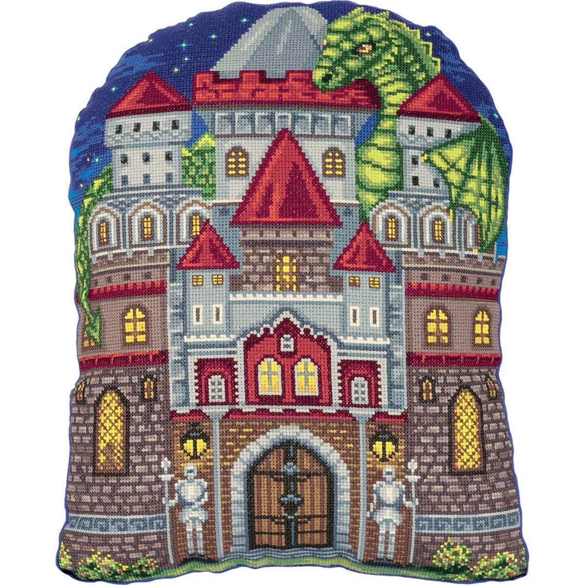 PANNA Zestaw do haftu krzyżykowego My Castle 35x46cm, DIY