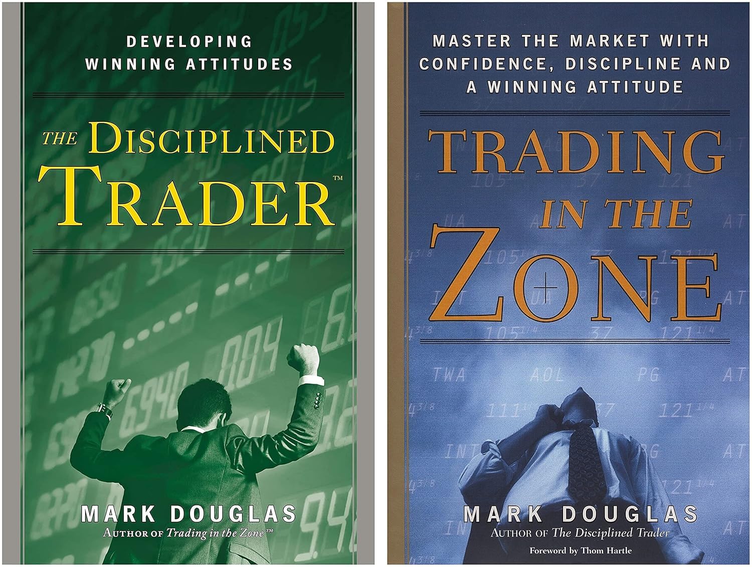 The Disciplined Trader & Trading in the Zone by Mark Douglas | Trading Psychology Books Set of 2 | Stock Market Mindset Guide | English Paperback (Trading Psychology Series)