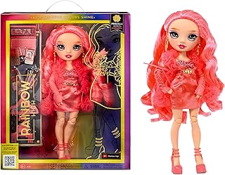 RAINBOW HIGH Fashion Doll - Priscilla Perez - Muñeca Rosa - Look de Moda y Más de 10 Accesorios de Juego Coloridos - para Coleccionistas y Niños de 4 a 12 Años