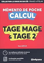 Download Mémento calcul : Tage Mage/Tage 2 PDF