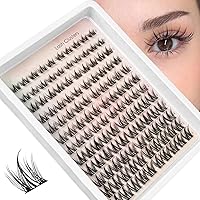 Vista 12 de Racimos de Pestañas Manga YASNAI Extensiones de Racimos de Pestañas Wispy 224 Piezas Racimos de Pestañas de Anime CC-Rizado Picos Aspecto Natural