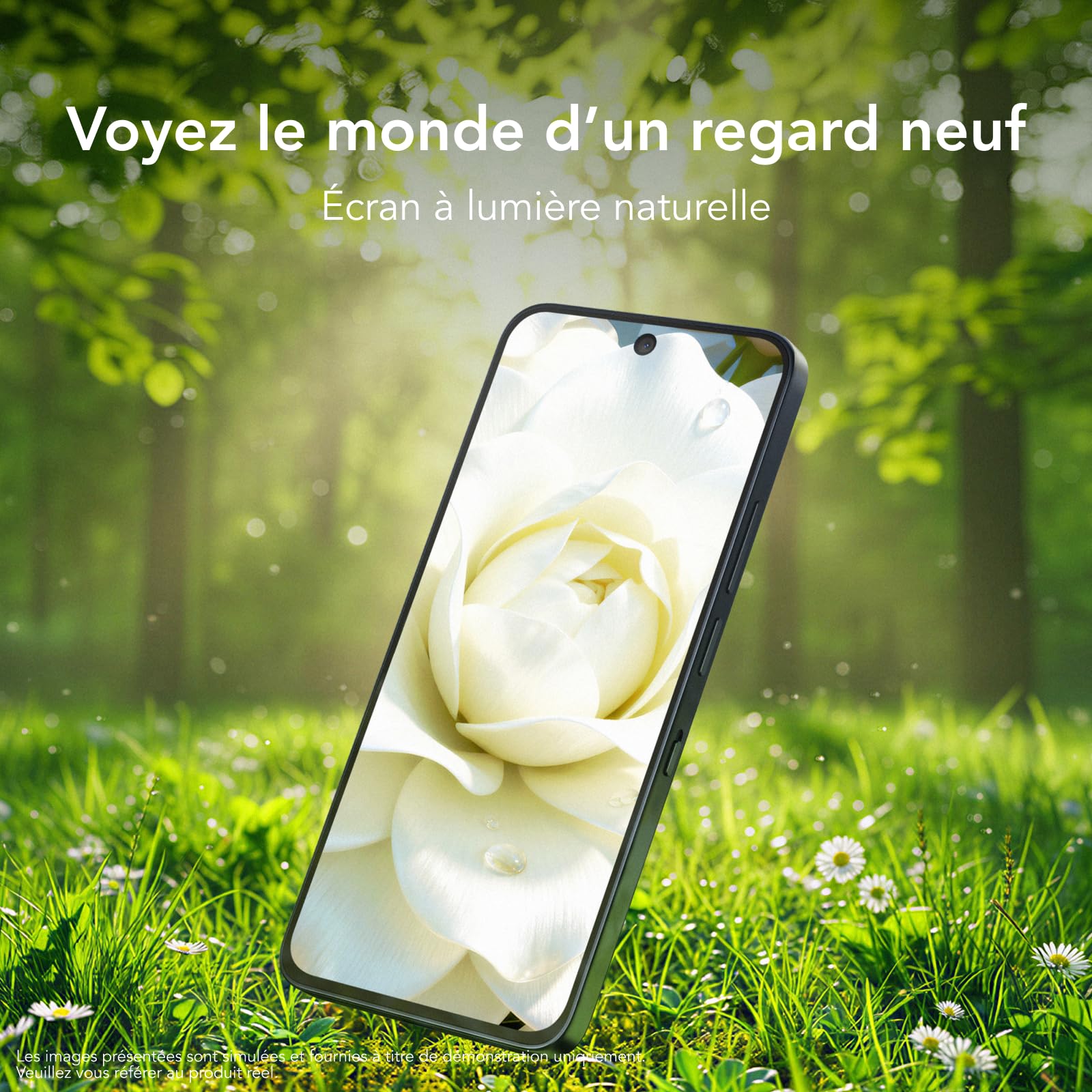 TCL Smartphone Android NXTPAPER 70 Pro 5G, doté de l'écran NXTPAPER 4.0 de 6,9" FHD+ 120 Hz, Appareil Photo Principal 50 MP OIS, 256 Go + 8 Go, IA, Dimensity 7300, Bleu Astral.