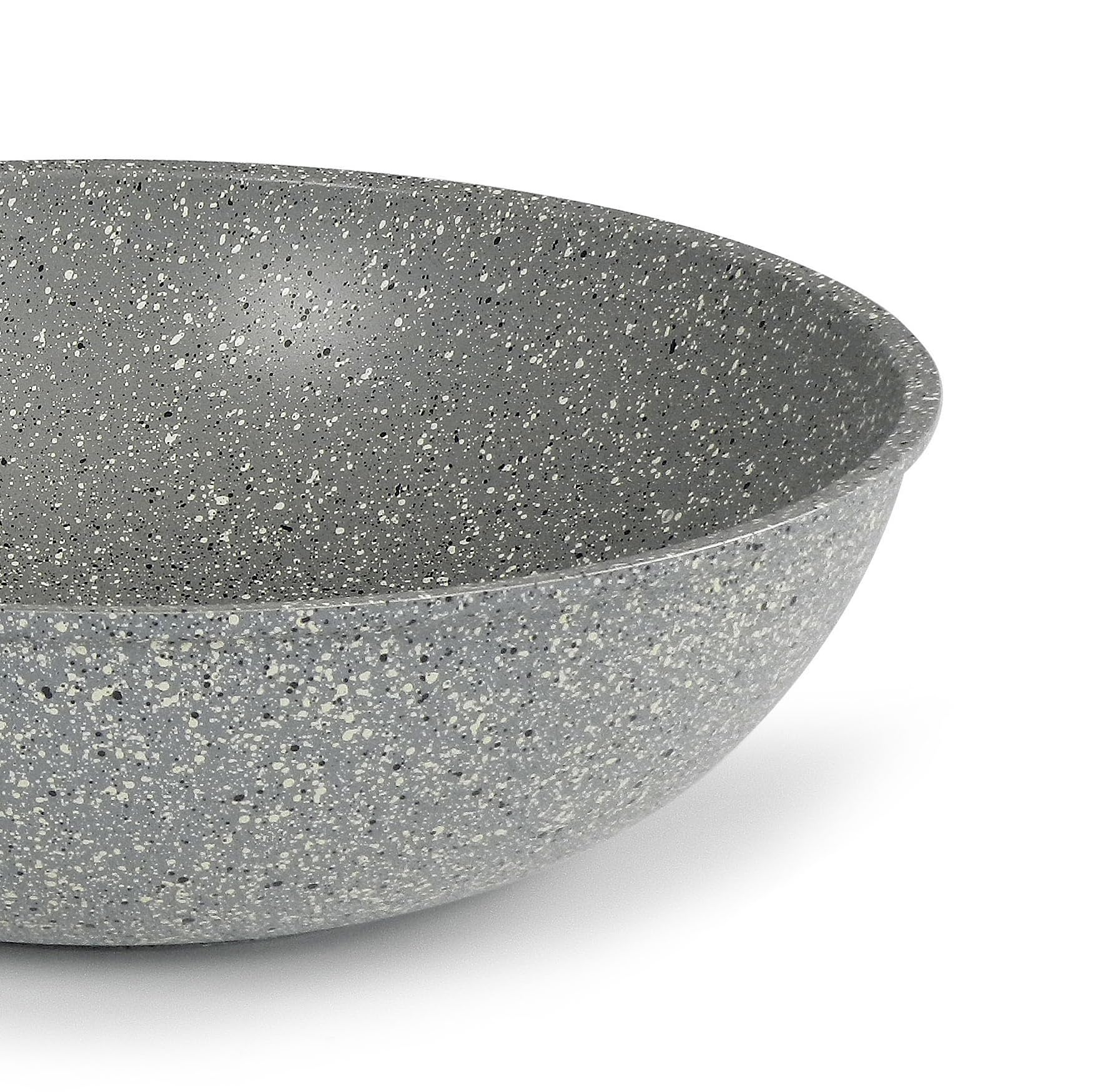 FLONAL DUIWO3235 Dura Poêle Wok à induction Aluminium Effet pierre Diamètre 32 cm