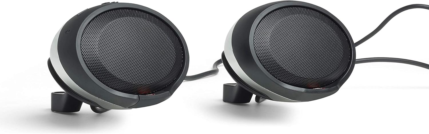 Close-up of JBL Cruise speaker controls