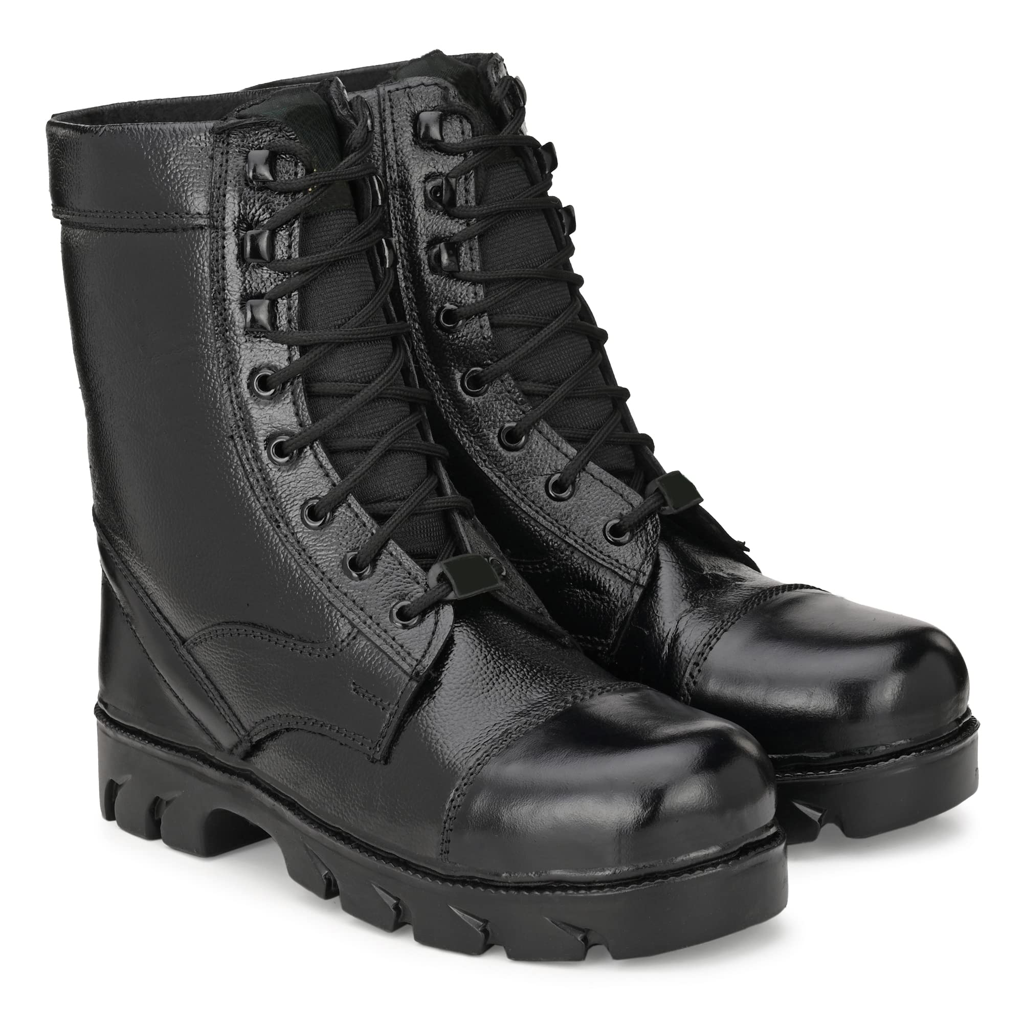 FERRO FRANCO Leather Combat Army Boot Shoes/Army Shoes/DMS Shoes Shoes for Men ARM14 Black (B0BF61F732) Amazon Price History, Amazon Price Tracker