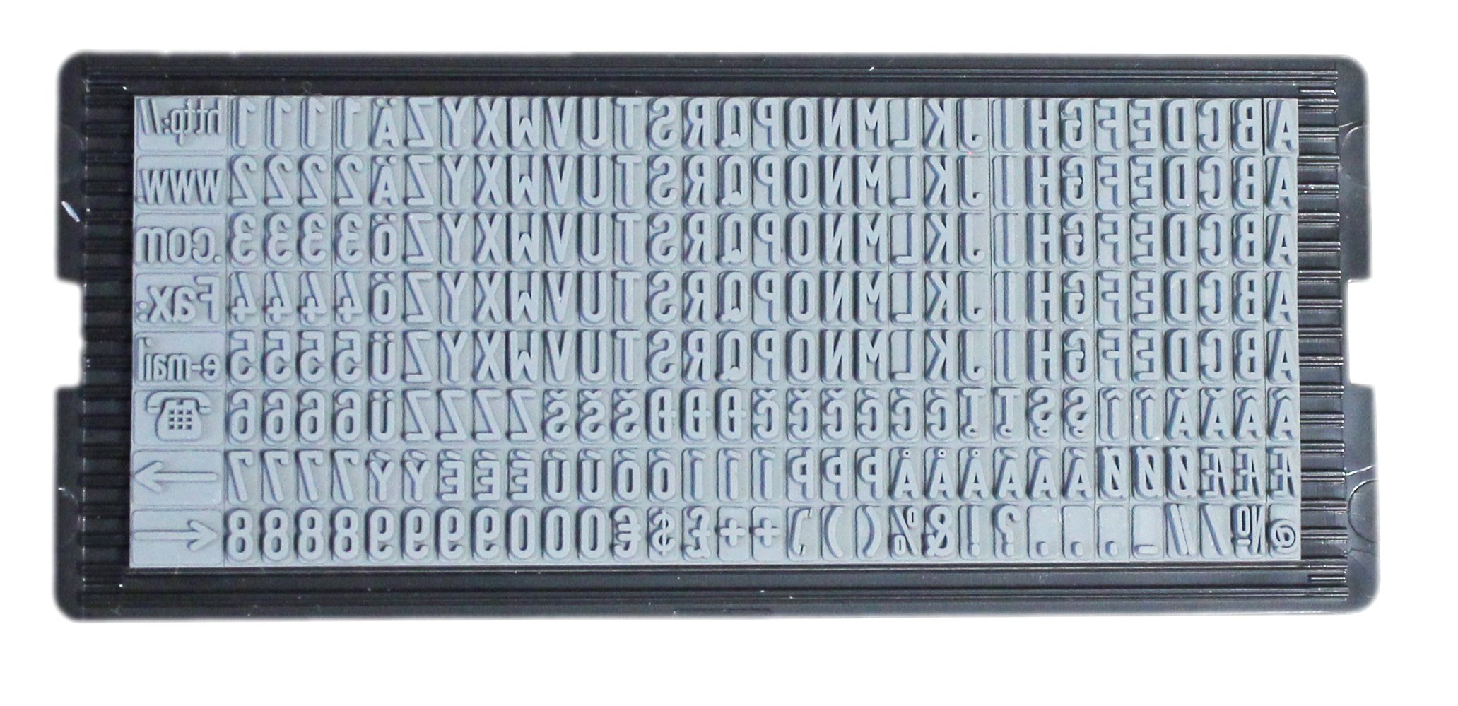 Tampon à texte personnalisable à poser soi-même Shiny S-883 - Tampon de 38 x 14 mm pour jusqu’à 3 lignes