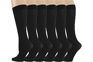 Denim Lustrous Collection: Black Nylon Socks