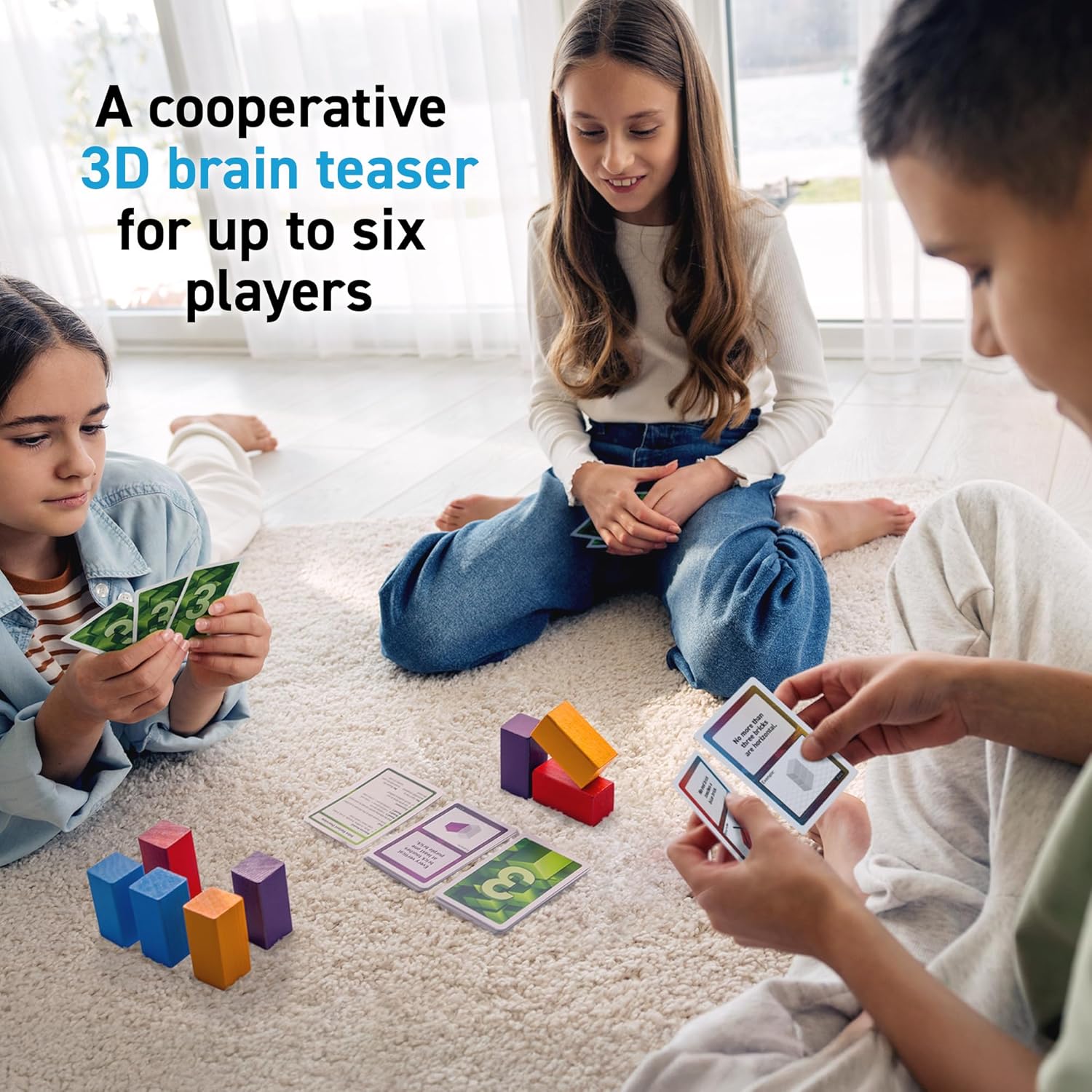 Towerbrix - Cooperative Building Game | Quick Family Game | Hidden Objective | Ages 10 & UP | Kosmos