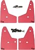 RokBlokz Mud Flaps for 2016-2018 Ford Focus RS - Set of 4 - Multiple Colors Available - Mud Guards are Custom Cut and Fit - Includes All Mounting Hardware (Black with Black Logo)