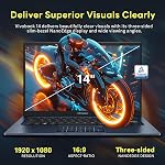 ASUS Vivobook 14 14" FHD Ordinateur portable, Intel I5-1334U, 16GB RAM, 640GB Stockage (512GB SSD+128 Go de station d'accueil), Intel UHD Graphiques, HD Webcam, Wi-Fi, Bluetooth, Windows 11 Chez soi, Bleu tranquille