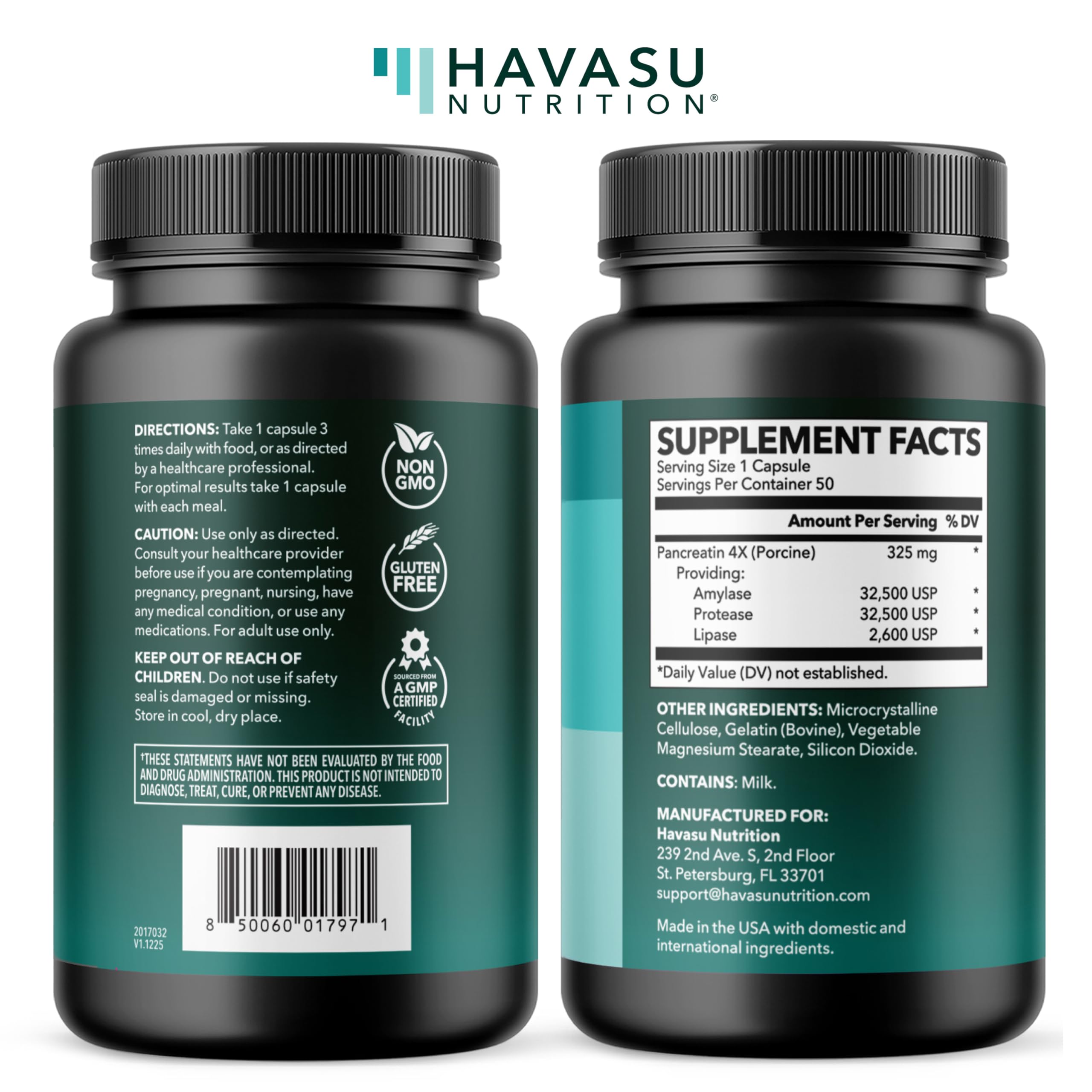 Pancreatic Enzymes Capsules for Digestive Health Support, 50 Servings — Amazon image 9