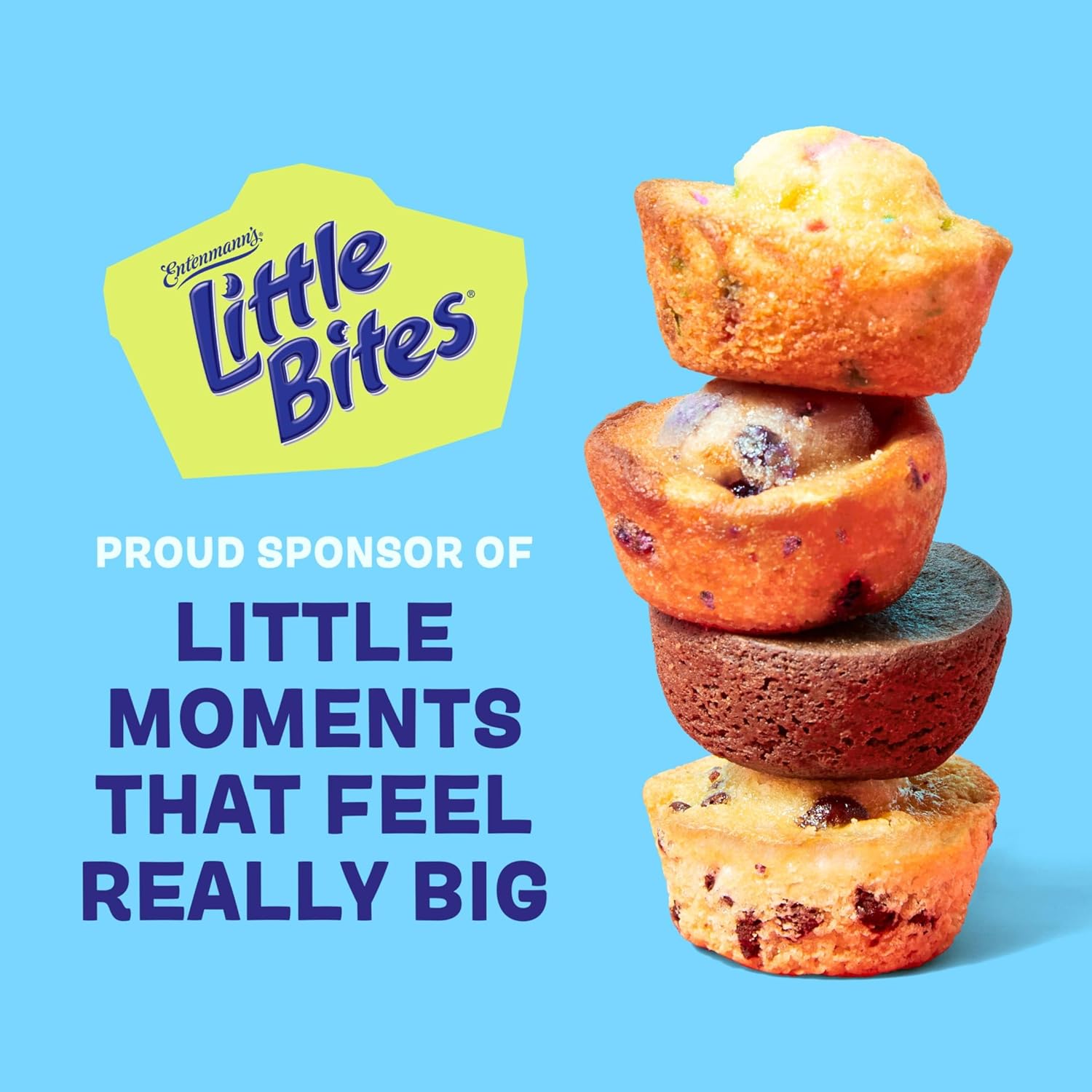 (Value Pack) Little Bites Chocolatey Chip Muffins, 10 individual packs, (1.5 oz each), Made with Real Chocolate Chip Mini Muffins, 15 oz Multipack