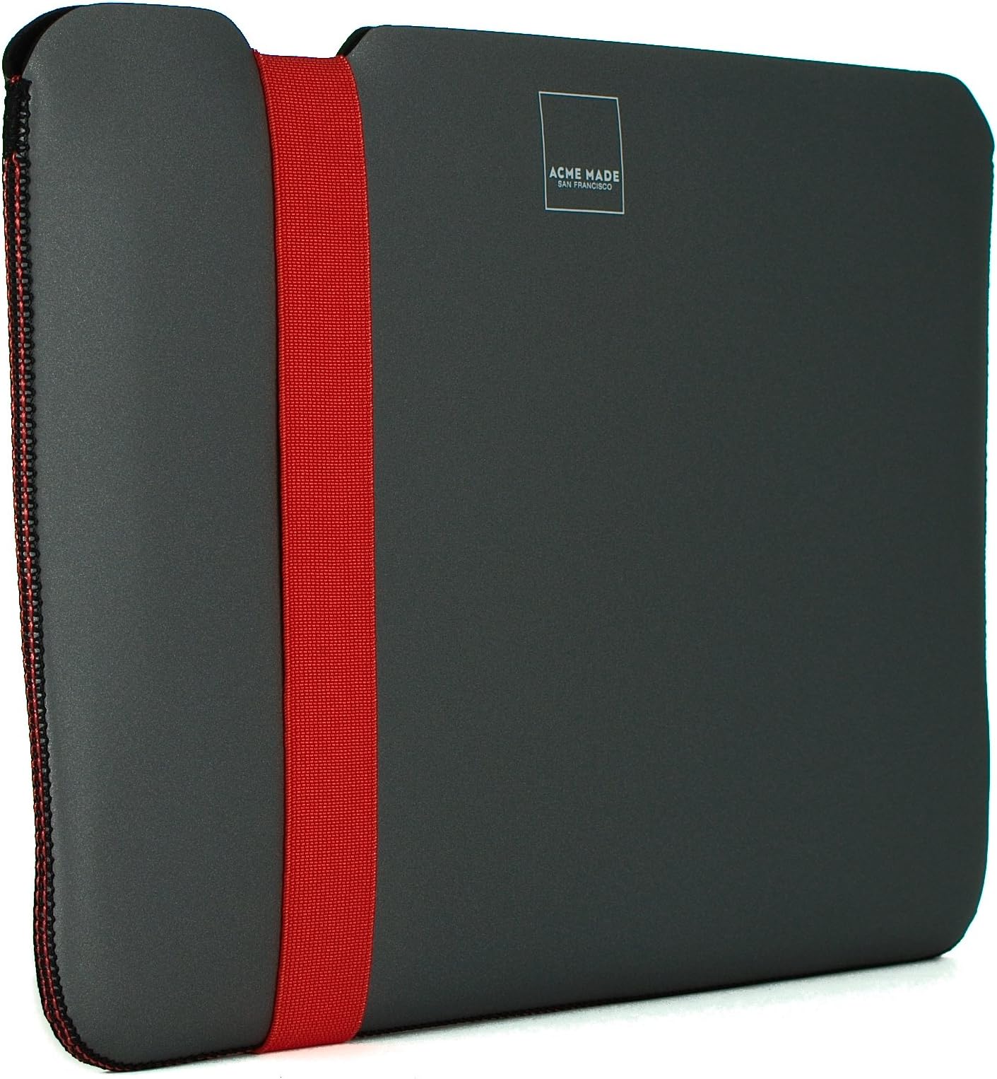 Skinny Sleeve for MacBook Air 11-Inch - Grey/Poppy Orange