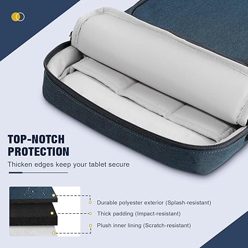 Miniatura 10 de MoKo Funda para tablet de 9 a 11 pulgadas, compatible con iPad Air 54th 10.9, iPad 987th 10.2, iPad 10.9 de 10.9, iPad Pro de 11 pulgadas, Tab S8S9