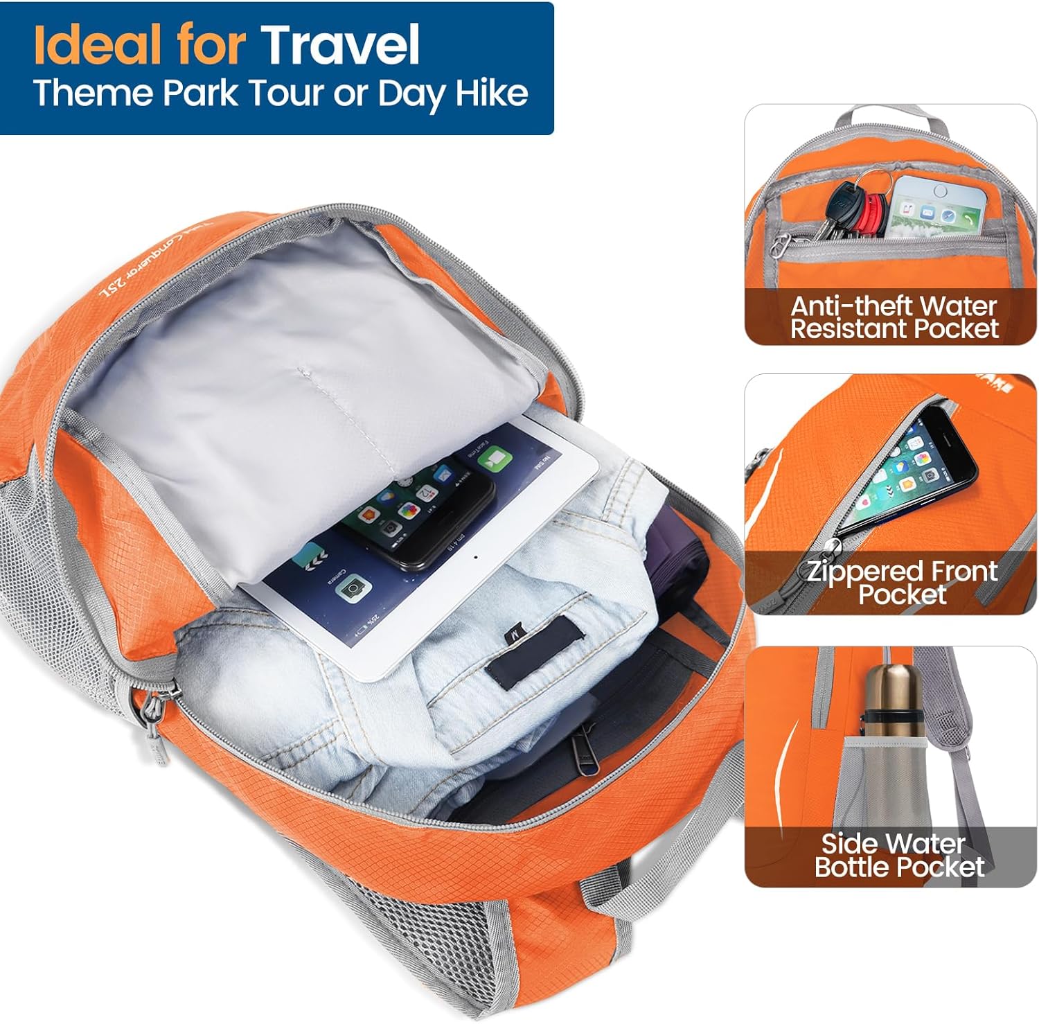 Unleash Adventure: ZOMAKE 25L Foldable Backpack Review for Outdoor Enthusiasts!