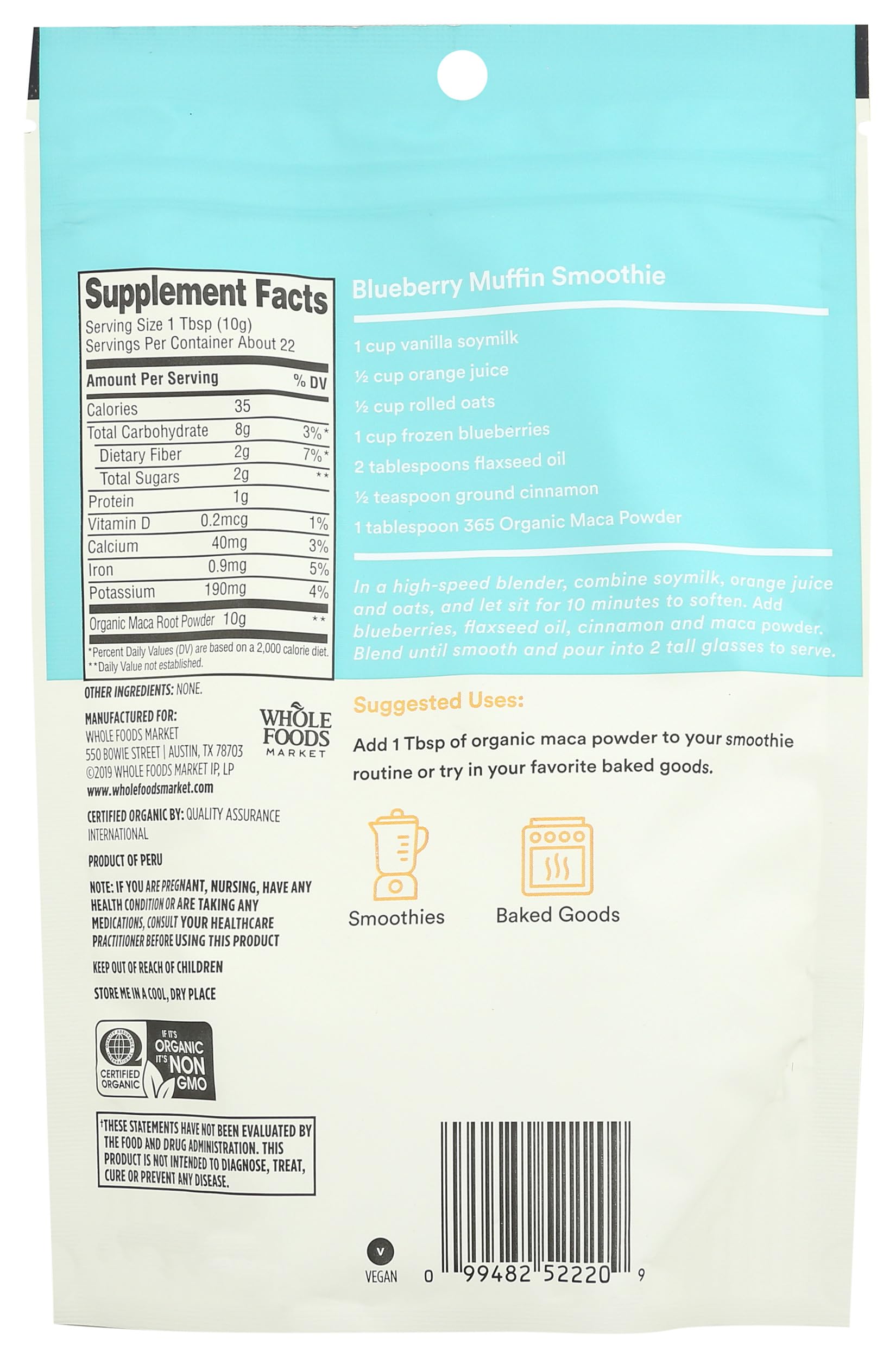 365 by Whole Foods Market, Organic Maca Powder, 8 Ounce — Amazon image 2