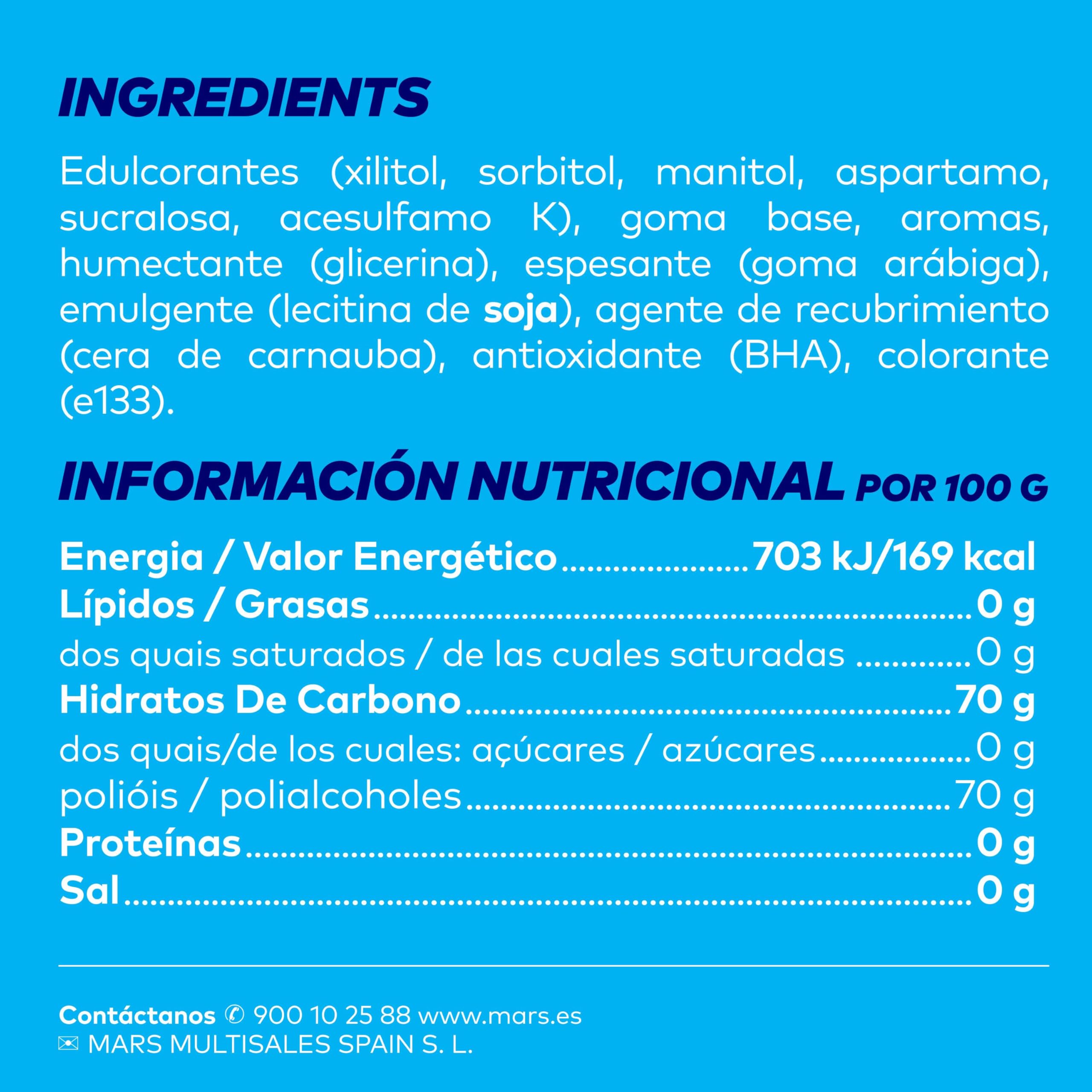 Orbit Refreshers Chicles Sin Azúcar Sabor Menta Frescura Inmediata 6x30