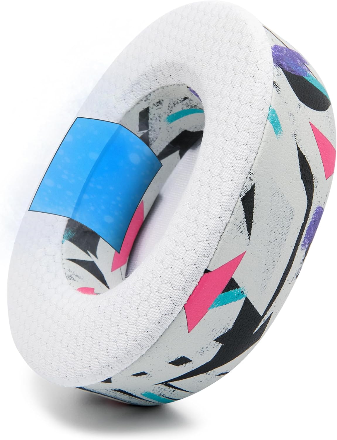 WC Modkit V2 Nova Pro Wireless & Nova Elite - Gel Earpads, Extra-Wide Headband, & Side Plates for Arctis Nova Pro Wireless & Nova Elite by Wicked Cushions | 90's White