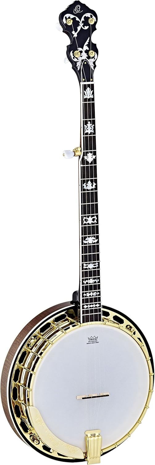Falcon Series 5-String Flamed Maple Resonator Banjo w/Bag