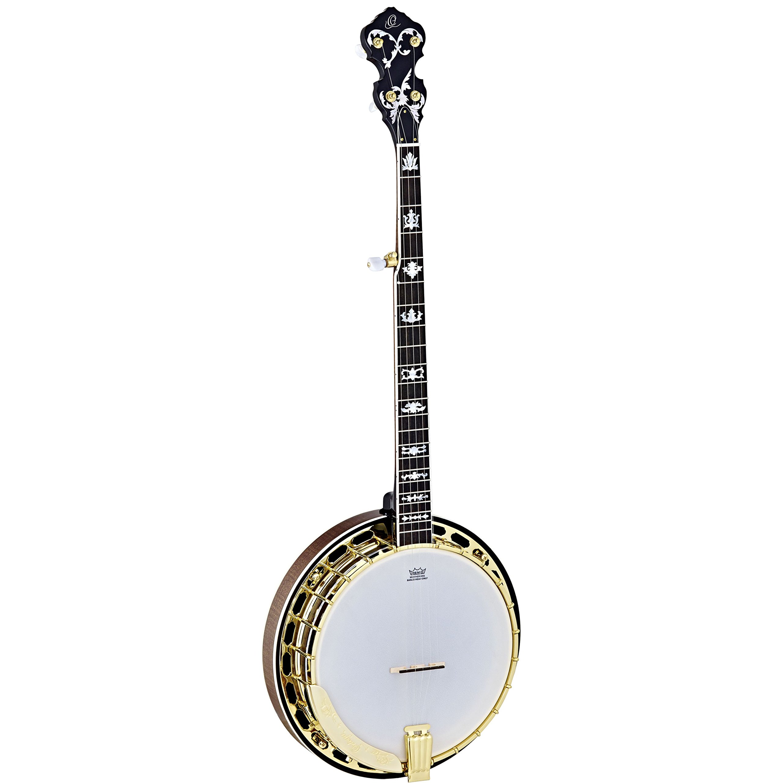 Ortega Banjo Falcon Series 5-String Inclusive Custodia - NT - Acero Naturale TUTTO fiammato (OBJ950-FMA)