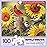 Bits and Pieces - 100 Piece Jigsaw Puzzle for Adults - Sunflower & Songbirds - Cardinals Jigsaw Puzzle by William Vanderdasson, Completed Puzzle Size: 15 x 19