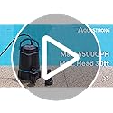 Aquastrong Sump Pump 1 HP 4500 GPH Submersible Water Pump Thermoplastic Portable Utility Pump High Flow Water Removal for Swimming Pool Garden Pond Basement Window Wells with 10ft Long Power Cord - Image 8