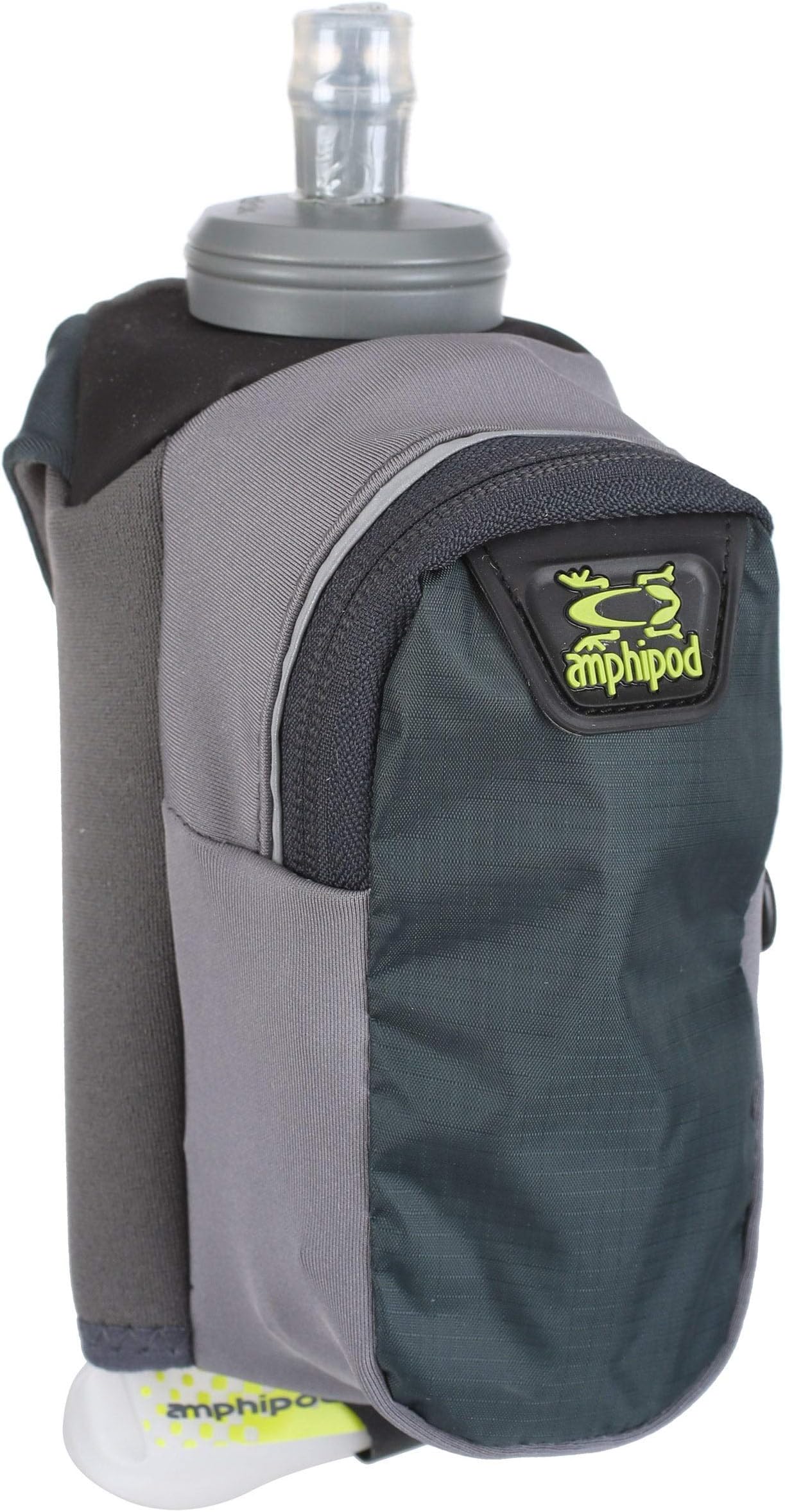 Amphipod Hydraform Soft-Tech Handheld 10 ounce, Charcoal/Black, One Size