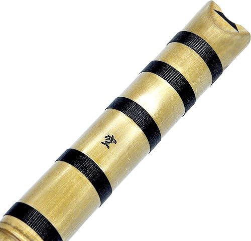 Miniatura 38 de Flauta pentatónica japonesa Zen Shakuhachi con raíz de campana natural. KINKO-ryu de 1.8 pies. Calidad profesional, toca todas las ocatavas. Bueno